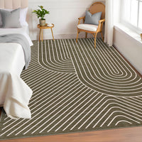 Garvee Washable Rug Low Pile Lightweight Indoor Area Rug with Non-Slip Backing for Living Room Bedroom Classroom Playroom