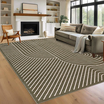 Garvee Washable Rug Low Pile Lightweight Indoor Area Rug with Non-Slip Backing for Living Room Bedroom Classroom Playroom