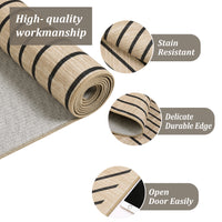 Garvee Large Washable Area Rug for Living Room Bedroom Soft Non-Shedding Natural Accent Carpet Neutral Color