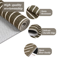 Garvee Washable Rug Low Pile Lightweight Indoor Area Rug with Non-Slip Backing for Living Room Bedroom Classroom Playroom