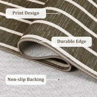 Garvee Washable Rug Low Pile Lightweight Indoor Area Rug with Non-Slip Backing for Living Room Bedroom Classroom Playroom