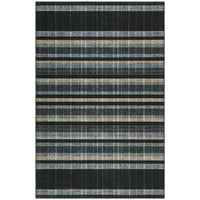 Garvee Checkered Area Rug 5x7, Washable Non Slip Plaid Rug for Living Room, Bedroom, Dining Room, Black