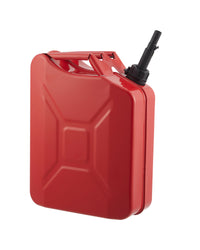 Garvee Corrosion-Resistant Steel Jerry Can Fuel Transfer Tank – 20L/5.3-Gallon, Fast 6L/Min Circulation, Portable Gasoline Storage with Extension Tube & Sealing Cap for Car, Truck, ATV, UTV, Boat, Motorcycle – Red, Single Pack