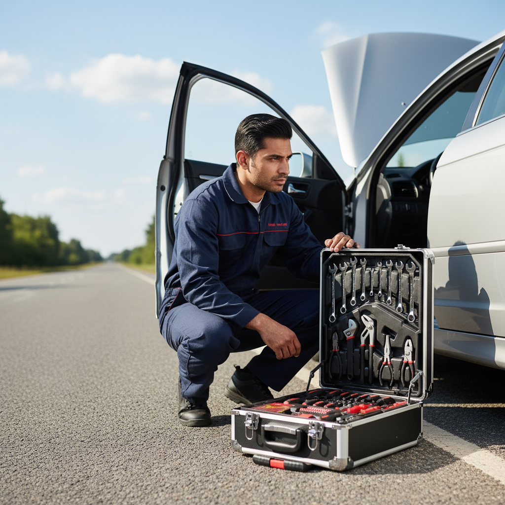 Garvee 800-Piece Tool Kit with Aluminum Trolley Case - Mechanic Rolling Tool Box, Socket Wrench Hand Tools, Household Repair Kit, and Tool Belt