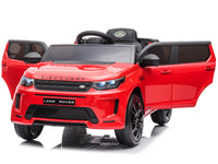 Garvee Ride - P Series: 12V Land Rover mini Kids Ride-On Car: Remote Control, LED Lights, Bluetooth, Music, Radio, Battery Powered, for Ages 3-8 - Red