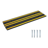 Garvee Heavy Duty Rubber Curb Ramp 48 Inch Low Profile Driveway Ramp 2.6 Inch Rise Black for Garage Sidewalk Car SUV RV Wheelchair - Black