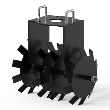 Garvee ATV/UTV Disc Harrow: Food Plot Equipment, Plow Scraper Blade, Improves Soil Quality and Crop Yield, Breaks Up Ground