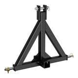 Garvee 3 Point 2" Trailer Hitch Receiver Fits Category 1 Tractor, Tow Drawbar Adapter Attachments, Quick Hitch Compatible.