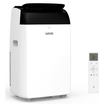 Garvee 14,000 BTU Portable Air Conditioner with Dehumidifier & Fan, Portable AC Units Cools up to 750 Sq. Ft., Remote Control, Auto Swing, Sleep Mode, Black Top