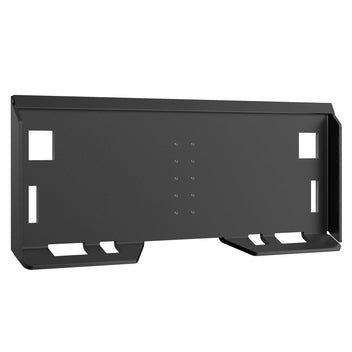 Garvee 1/4" Thick Universal Skid Steer Mount Plate w/Holes, Skid Steer Plate Attachment 3000LBS Weight Capacity Quick Attach Mount Plate Compatible with Kubota, Bobcat Skid Steers and Tractors