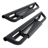 Garvee 6 Inch Running Boards for Wrangler JL 2DR 2018-2025, 550LB Capacity, Non-Slip, Carbon Steel, Black Powder Coating, Manual Included, Off-Road Use