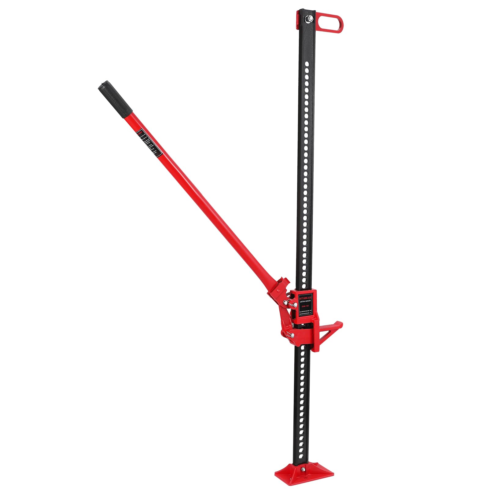 Garvee 60" High Lift Farm Jack 7000lb Capacity Ratcheting Mechanism High-Strength Steel Rust-Resistant Multi-Tool Off-Road Utility