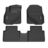 Garvee Floor Mats Compatible with CR-V 2023-2025 Accessories, All-Weather Protection Waterproof Custom Fit Floor Liners, Odorless TPE 1st/2nd Row Floor Mats, Black - for 2017-2022 Honda crv