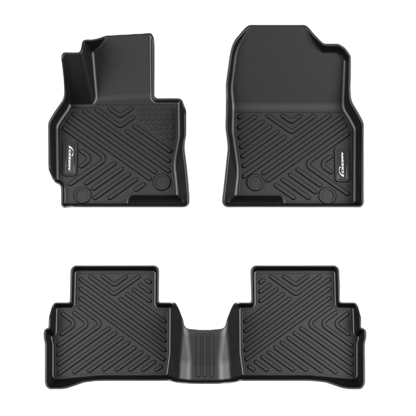 Garvee Floor Mats Compatible with Mazda CX-5 2013-2016, All-Weather Custom Fit Floor Liners, Black TPE, 1st/2nd Row Accessories