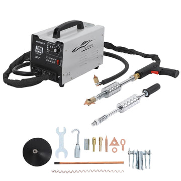 Garvee Stud Welder Dent Repair Kit - 110V Spot Welding Machine with Slide Hammer Dent Puller, Professional Dent Removal Kit for Auto Body Dent Repair, Electric Dent Puller Machine 6 Welding Modes
