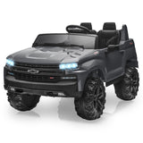 Garvee Ride - P Series: 24V 2-Seater Ride On Car For Kids For 3 - 8 years, Licensed Chevrolet Silverado - Grey - Grey
