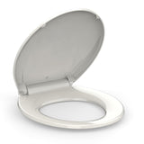 Garvee Toilet Seat Round,Toilet Seat with Quick-Release And Quick-Attach, Plastic Toilet Seat with Soft Close, Easy Install and Clean - Fits Most Round Toilets Biscuit - Biscuit Color