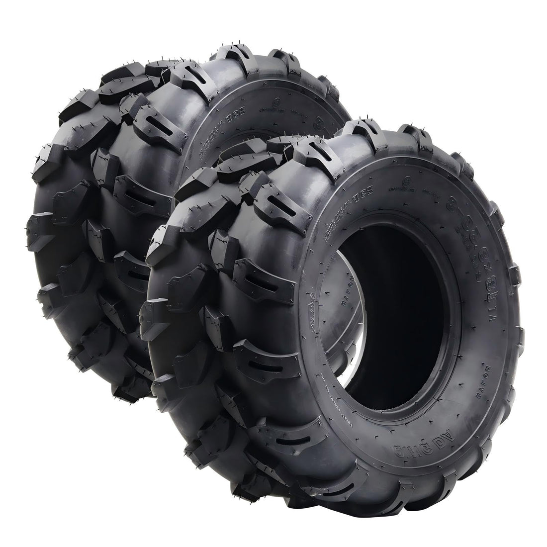 Garvee 18x9.5-8 ATV Tires, 4PR All Terrain Tubeless, Pack of 2, for ATV UTV Trail Sand Mud Off-Road