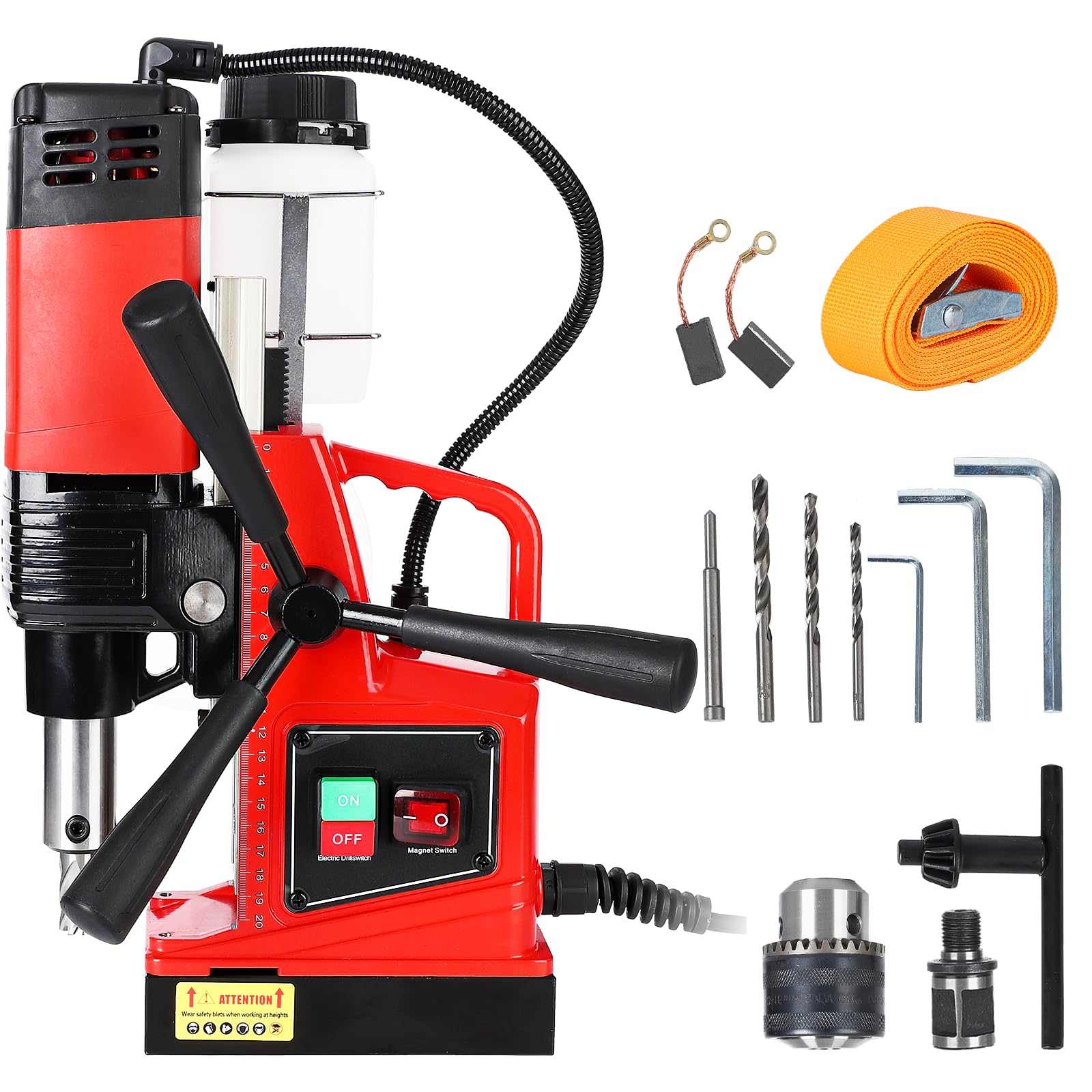 Garvee Magnetic Drill Press - 1300W 810RPM Portable Mag Drill, Magnetic Core Drilling Machine for Metal Working, Industrial Home Improvement