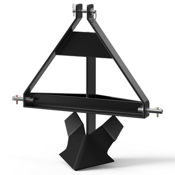Garvee Middle Buster for Category Plow 3-Point Hitch, Heavy Duty Middle Buster Quick Hitch Tractors Steel Furrowing Plow Mechanical Plowing, Soil Tiller