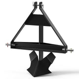 Garvee Middle Buster for Category Plow 3-Point Hitch, Heavy Duty Middle Buster Quick Hitch Tractors Steel Furrowing Plow Mechanical Plowing, Soil Tiller - Black
