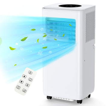 Garvee Portable Air Conditioner, 8000 BTU for Rooms up to 450 Sq. Ft., 3-in-1 AC with Dehumidifier & Fan Modes, Easy Install Window Kit, Mobile AC Unit