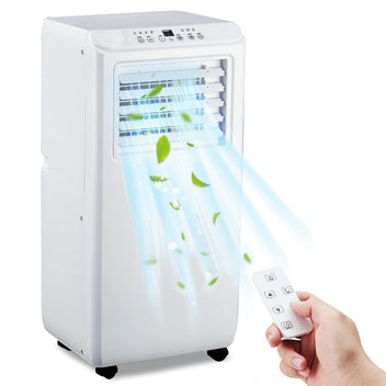 Garvee 10000 BTU Portable Air Conditioner Unit -Air Conditioner Cools Up to 450 Sq.Ft with Cool, Fan and Dry Function, Dehumidifier & Fan Modes for Room Office Dorm Bedroom