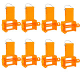 Garvee Trailer Stake Pocket Winch, Heavy Duty Winch, Flatbed Trailer Trucks, 16200 Lbs Capacity, Orange - Orange