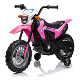 Garvee Ride - P Series: Kids Electric Ride on Motorcycle, Licensed Honda Battery Powered Motorbike Toy, with Training Wheels, Rechargeable Battery, Headlight, Engine Sounds, for Children Girls Boys - Pink - Pink