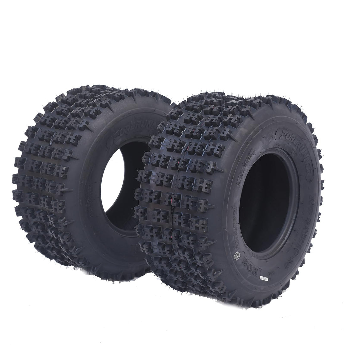 Garvee AT22x10-10-6PR TL EOS Tire - All Terrain 22x10x10 Tires, Rim 10x8, OD 22in, SW 10in, Max Load 355lbs each Tire, LCI/SI 44F