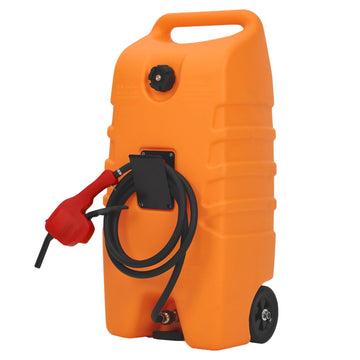 Garvee 14 Gallon Fuel Tank, Portable Diesel Transfer Gas Can Heavy-Duty Fuel Caddy Gray for Car ATV Boat, Orange