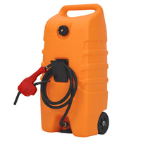 Garvee 14 Gallon Fuel Tank, Portable Diesel Transfer Gas Can Heavy-Duty Fuel Caddy Gray for Car ATV Boat, Orange