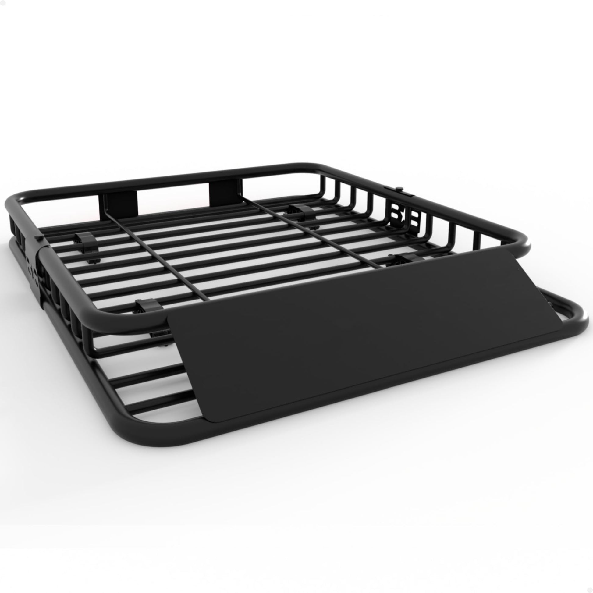 Garvee 46"x36"x5" Universal Roof Rack Carrier Basket - 200 lbs Capacity Heavy-Duty Rooftop Cargo Rack and Luggage Holder for SUVs, Trucks, and Vehicles, Black