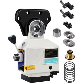 Garvee X-Axis Power Feed for Power Milling Machines, Adjustable Speed Table Milling Machine Power Feed, Perfect for Bridgeport and Similar Knee-Type Mills, 450 LB Torque, 110V, 0-200PRM