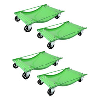 Garvee Heavy Duty Car Dolly Set of 4 – Effortless Vehicle Moving for Cars & Trucks, Extra Large 23.8"x14.4", Green