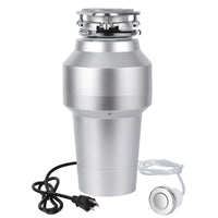 Garvee 3/4HP Garbage Disposal, Sink Garbage Disposal With Air Switch, Continuous Feed Food Waste Disposer Cleaner With 14 In Power Cord, 560W 4200r/Min,Rose Gold