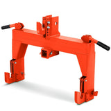 Garvee 3-Point Quick Attach Hitch, 2 Inch Receiver & 5 Bolts Adjust - Orange