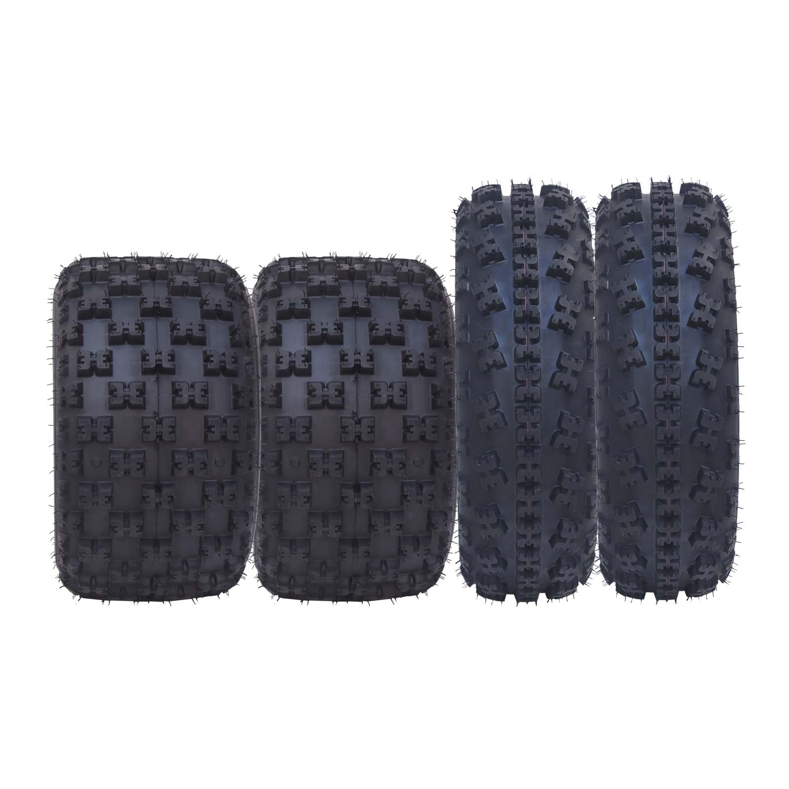 Garvee Set Of 4 ATV UTV All-Terrain Tires 23x7-10 Front 20x10-9 Rear 6-Ply Tubeless