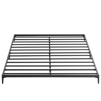 Garvee 6 Inch Low Full Bed Frame Heavy Duty Metal Mattress Foundation Platform Sturdy Steel Slat No Box Spring Needed, Easy Assembly, Noise Free