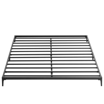 Garvee 6 Inch Low Full Bed Frame Heavy Duty Metal Mattress Foundation Platform Sturdy Steel Slat No Box Spring Needed, Easy Assembly, Noise Free