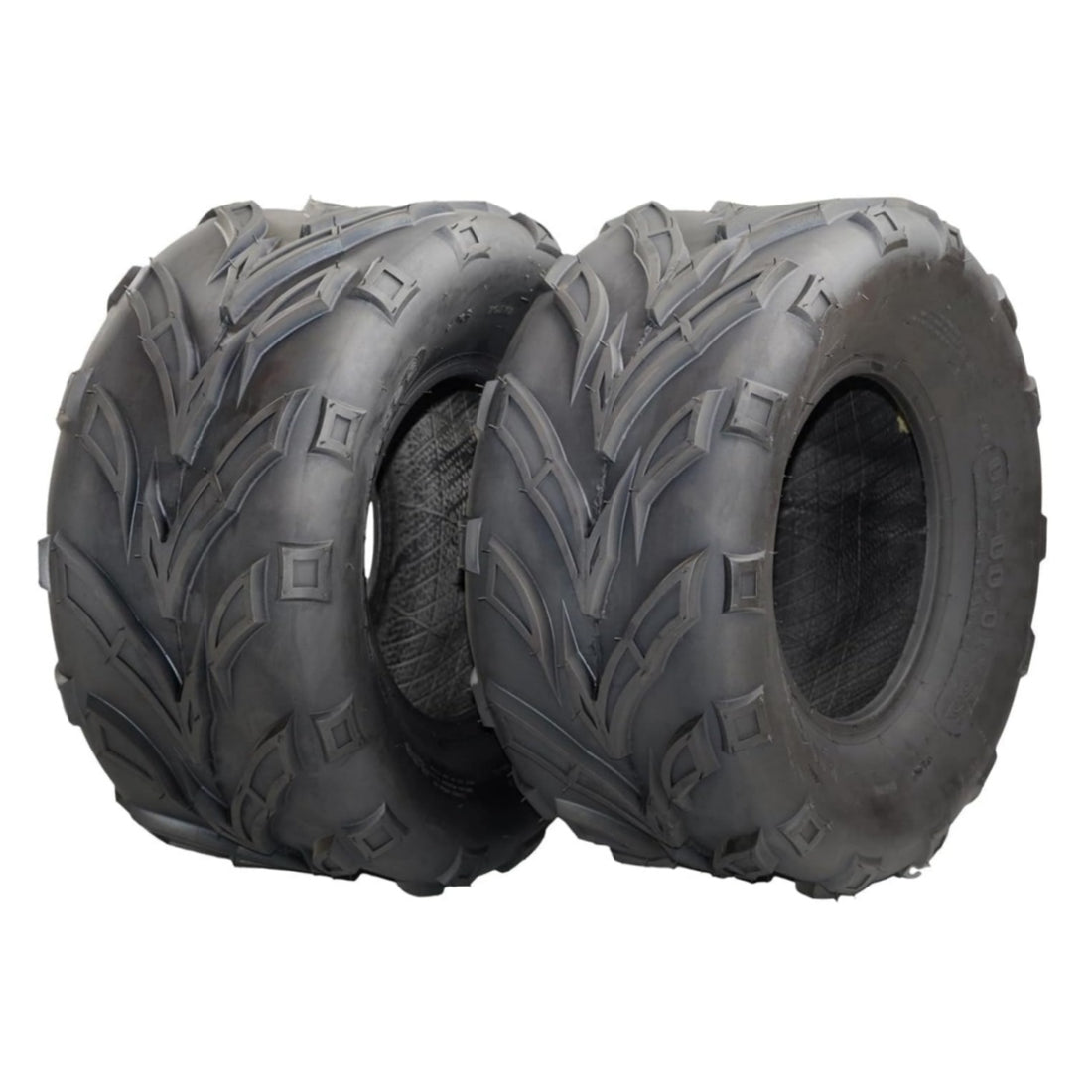 Garvee 19x7.00-8 ATV Tires, 4PR All Terrain Tubeless, TL, Pack of 2, for Trail Sand Mud Off-Road