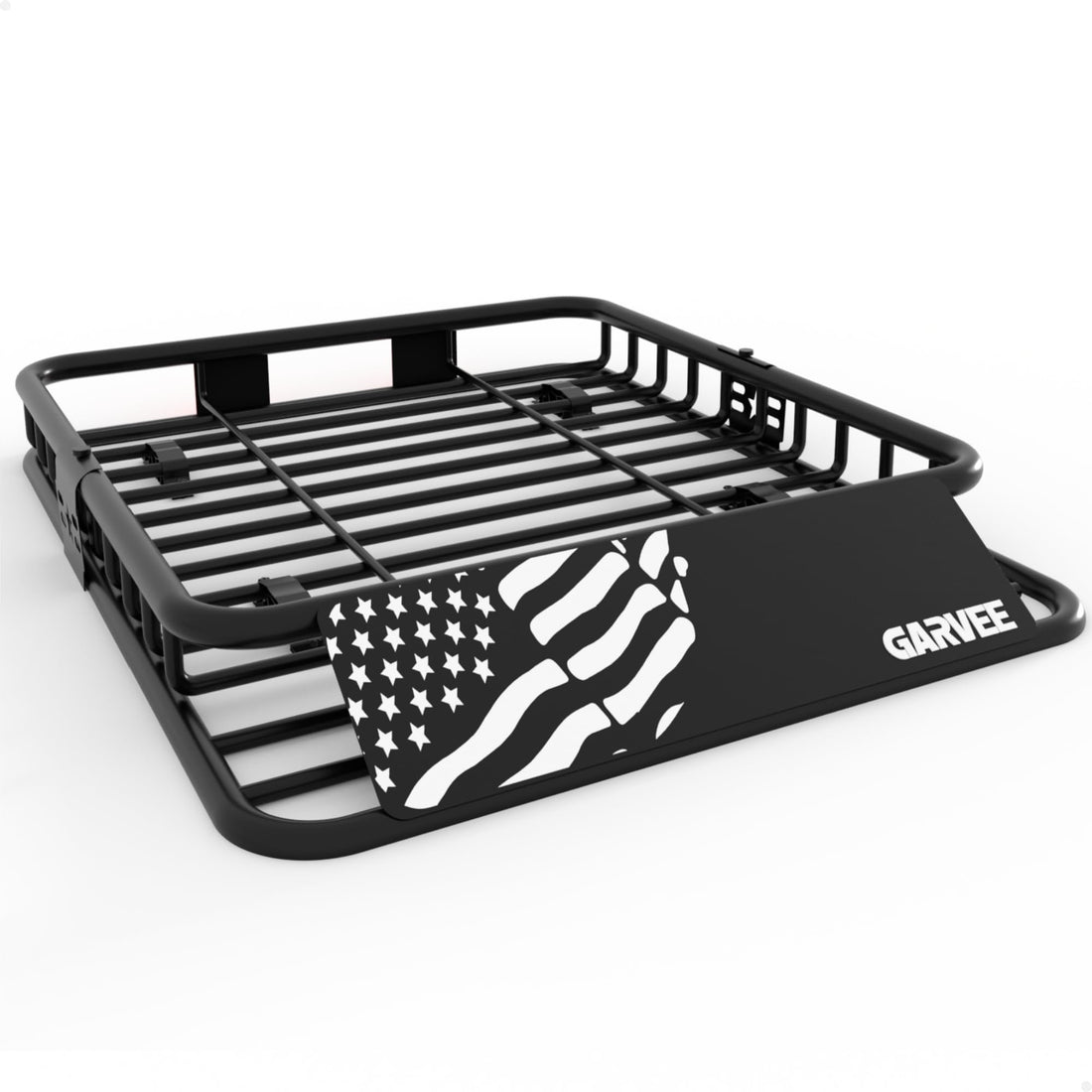 Garvee 51"x 36"x 5" Roof Rack Basket Rooftop Cargo Carrier with Extension Black Car Top Luggage Holder Universal for SUV Cars