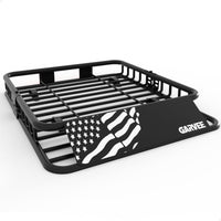 Garvee 51"x 36"x 5" Roof Rack Basket Rooftop Cargo Carrier with Extension Black Car Top Luggage Holder Universal for SUV Cars