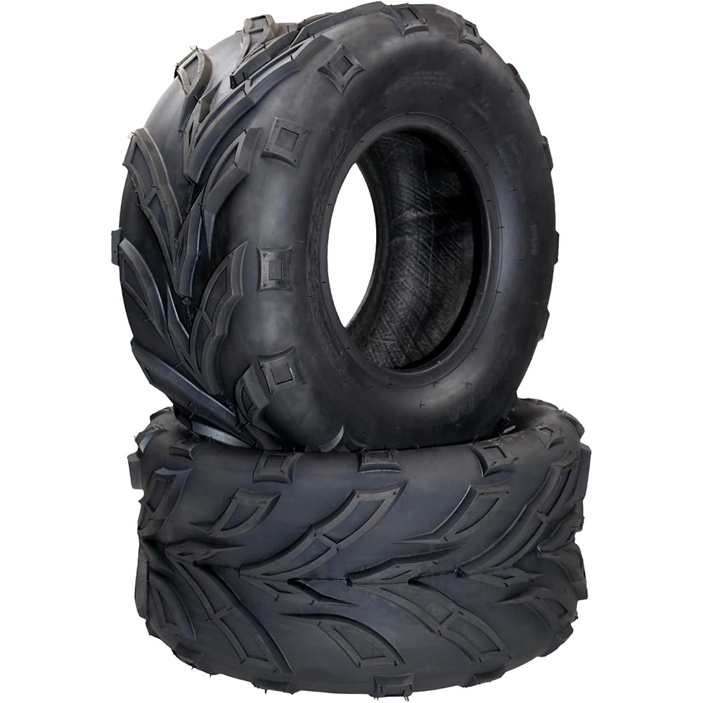 Garvee 19x7.00-8 ATV Tires, 4PR All Terrain Tubeless, TL, Pack of 2, for Trail Sand Mud Off-Road