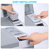 Garvee 15600mAh Portable Cooler Battery 5-18H Car Refrigerator Battery Lithium Polymer Batteries for Car Fridge Camping & RV Grey ‎‎‎Enclosure