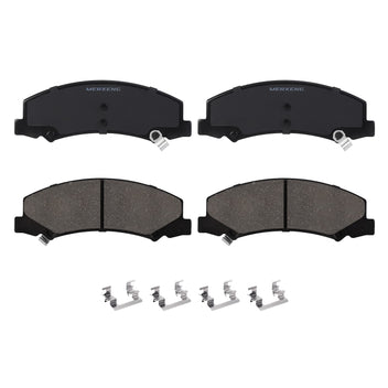 Garvee Enhanced Durability Rear Brake Kit for 2007-2017 off-road vehicle Wrangler & 2018 Wrangler JK - Drilled & Slotted Rotors - Carbon Ceramic Pads - OE Replacement - Complete Rear Replacement