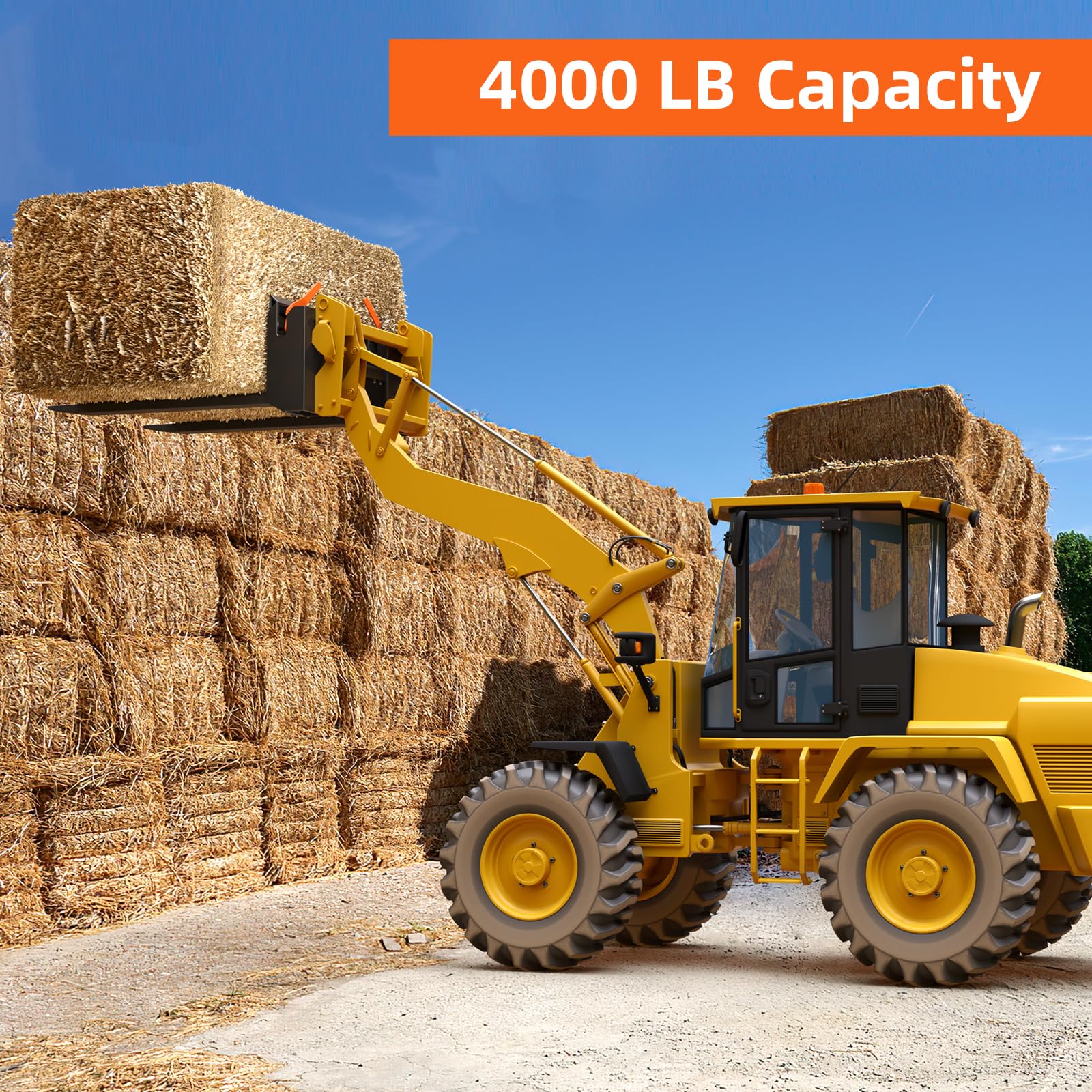 Garvee Universal Adjustable Skid Steer Adapter Quick Attach Tach Attachment Conversion Plate Adapter Compatible for Bobcat Kubota