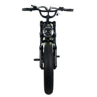 Garvee Electric Mountain Bike for Adults 20" x 4.0 Fat Tire, E-Bike 750W Motor 48V 15.6Ah Removable Battery, Max Speed 40MPH, Shi mano 7-Speed Adult Electric Bicycle for Off-Road Adventures, Green