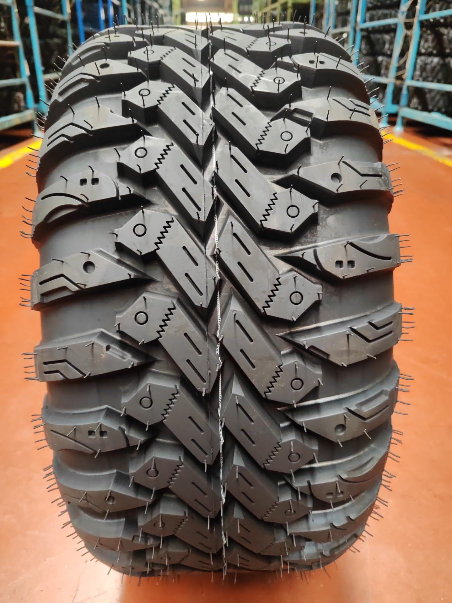 Garvee Set of 2 UTV ATV all-terrain Tires 27x11x12 8PR Radial Construction Non-Directional Tread PatternI - Pair of 2 UTV Tires for 12 inch Rims (AT27x11R12-8PR)