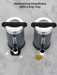 Garvee 12L/3.2 Gallon Double - Wall 80 - Cup Coffee Urn for Commercial Use - Ideal for Weddings, Gatherings